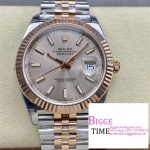 DateJust 41mm Fluted Bezel Champagne Dial RG/SS Jubilee Bracelet VSF VS3235