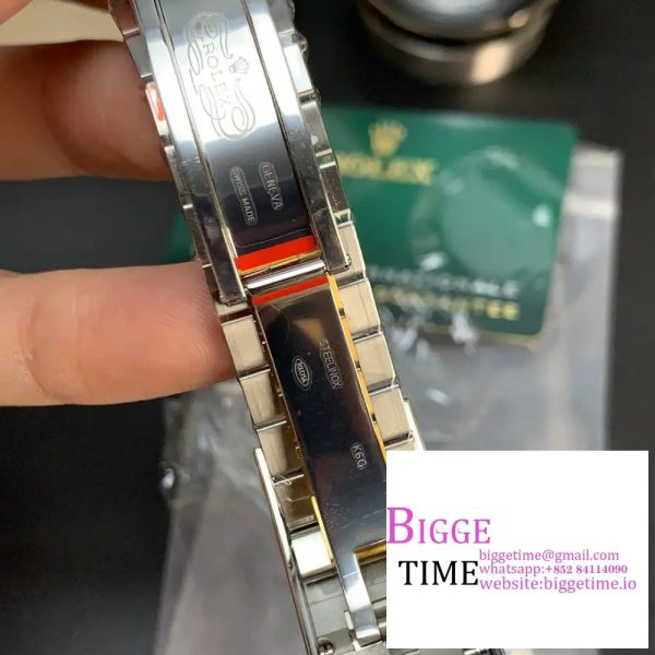 DateJust 41mm Fluted Bezel Gold Motif Dial YG/SS Jubilee Bracelet VSF VS3235 - Image 2