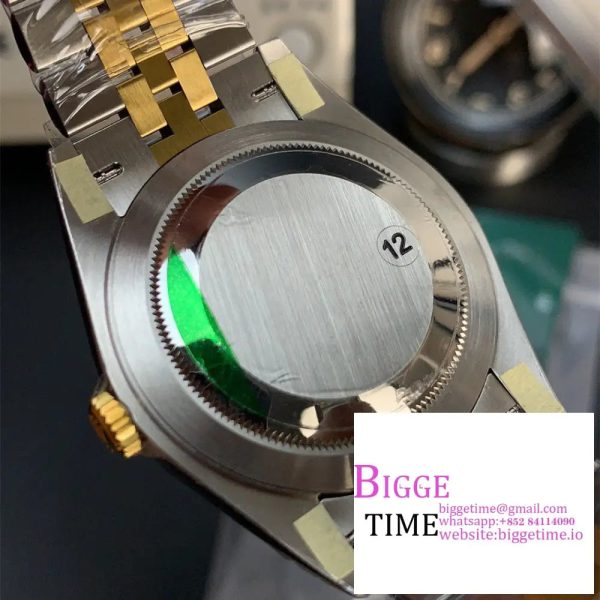 DateJust 41mm Fluted Bezel Gold Motif Dial YG/SS Jubilee Bracelet VSF VS3235 - Image 4