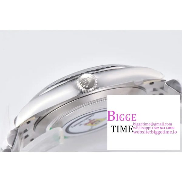DateJust 41mm Fluted Bezel Mop Dial Diamond Marker Oyster Bracelet Clean Factory CF VR3235 - Image 9