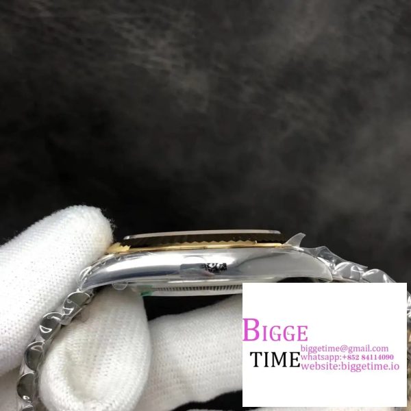 DateJust 41mm Fluted Bezel White Dial YG/SS Jubilee Bracelet VSF VS3235 - Image 4