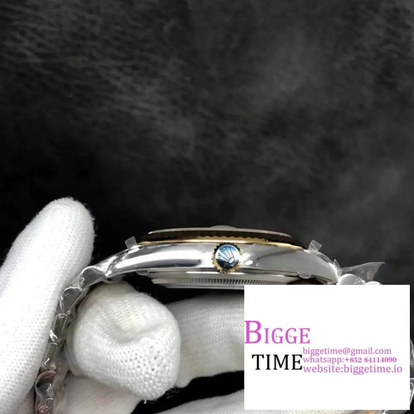 DateJust 41mm Fluted Bezel White Dial YG/SS Jubilee Bracelet VSF VS3235 - Image 5
