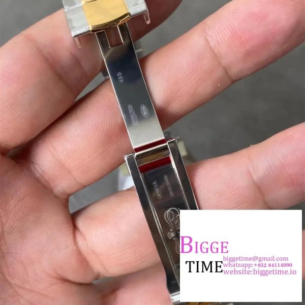 DateJust 41mm Fluted Bezel YG Dial YG/SS Jubilee Bracelet VSF VS3235 - Image 8