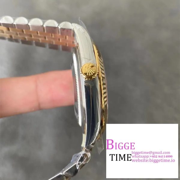 DateJust 41mm Fluted Bezel YG Dial YG/SS Jubilee Bracelet VSF VS3235 - Image 6