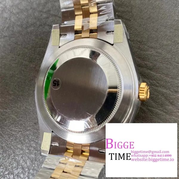 DateJust 41mm Fluted Bezel YG Dial YG/SS Jubilee Bracelet VSF VS3235 - Image 9