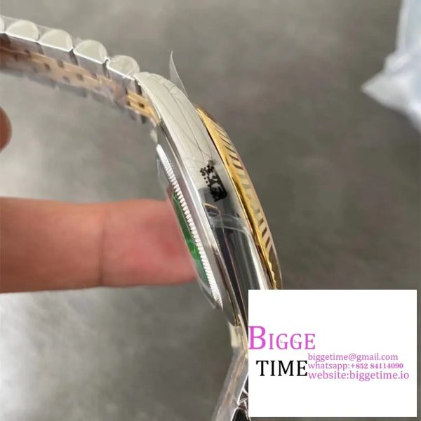 DateJust 41mm Fluted Bezel YG Dial YG/SS Jubilee Bracelet VSF VS3235 - Image 7