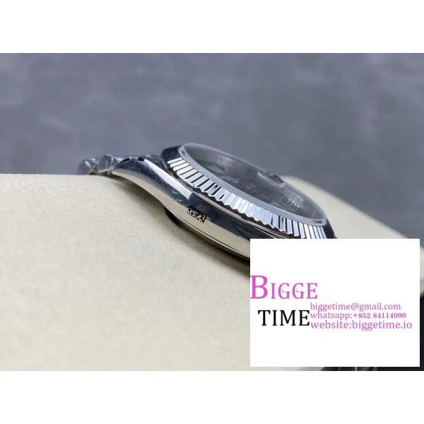 Day Date 228239 40mm SS BPF 1:1 Best Edition Fluted Bezel Green Dial Roman Makers on SS Bracelet VR3255 - Image 4