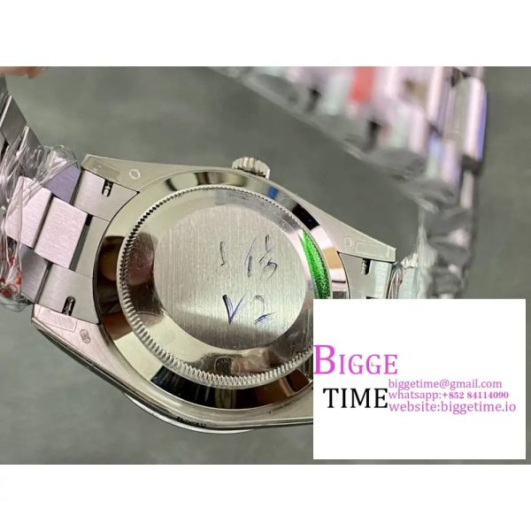 Day Date 40 SS 228236 GMF 1:1 Best Edition Ice Blue Dial Crystal Markers on President Bracelet VR3255(Tungsten Heavy Version) - Image 10