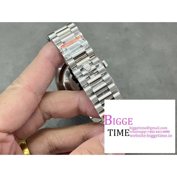 Day Date 40 SS 228239 GMF 1:1 Best Edition Green Roman Dial on President Bracelet VR3255(Tungsten Heavy Version) - Image 9