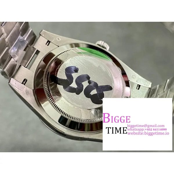 Day Date 40 SS 228239 GMF 1:1 Best Edition Green Roman Dial on President Bracelet VR3255(Tungsten Heavy Version) - Image 10