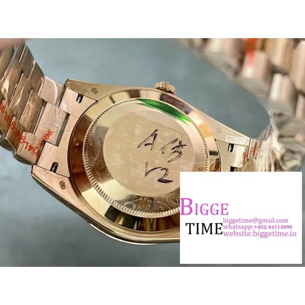 Day Date 40 YG 228238 ARF 1:1 Best Edition YG Dial Crystal Markers on President Bracelet VR3255(Tungsten Heavy Version) - Image 10