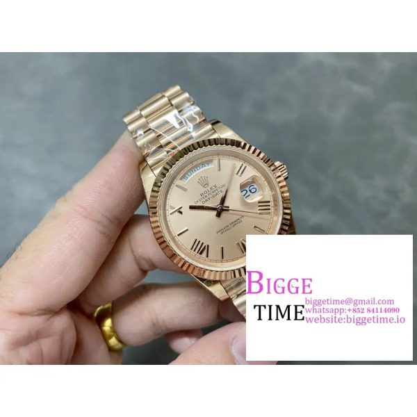 Day Date 40 YG 228238 ARF 1:1 Best Edition YG Dial Roman Markers on President Bracelet VR3255 (Tungsten Heavy Version) - Image 5