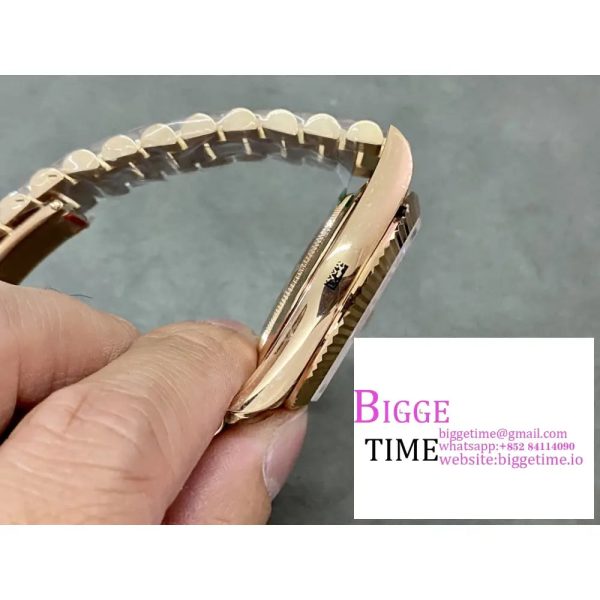 Day Date 40 YG 228238 ARF 1:1 Best Edition YG Dial Roman Markers on President Bracelet VR3255 (Tungsten Heavy Version) - Image 7