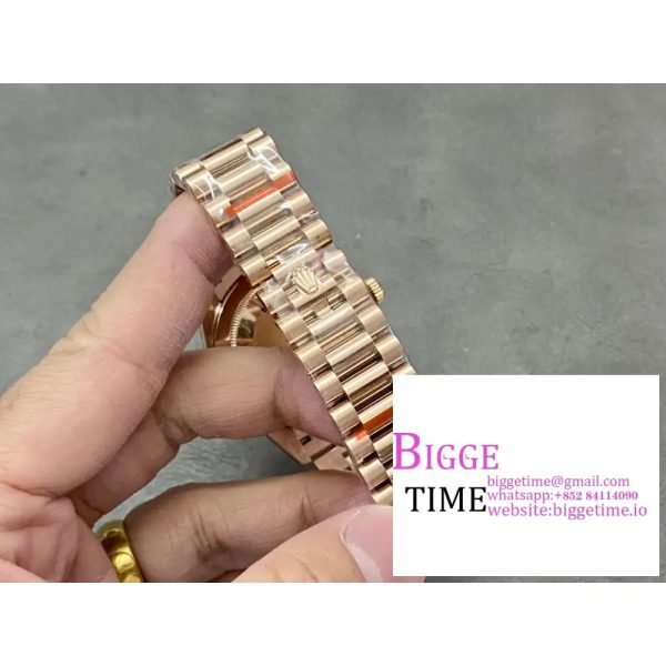 Day Date 40 YG 228238 ARF 1:1 Best Edition YG Dial Roman Markers on President Bracelet VR3255 (Tungsten Heavy Version) - Image 9