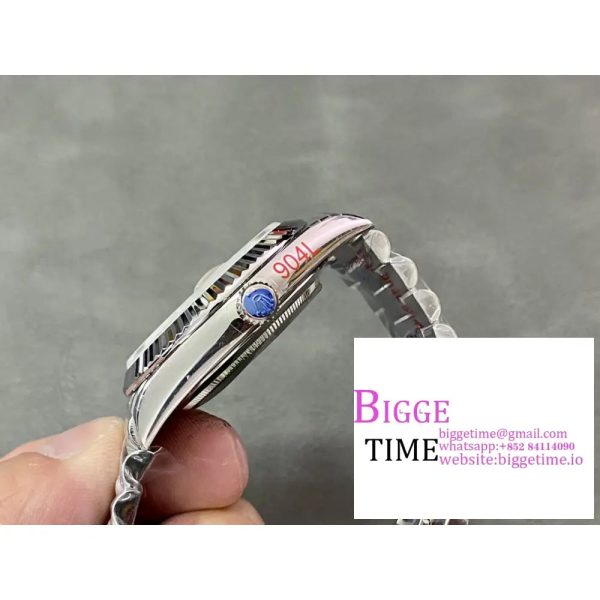 DayDate 40MM Silver Dial Diamond Marker President Bracelet GMF A2836 Tungsten - Image 8