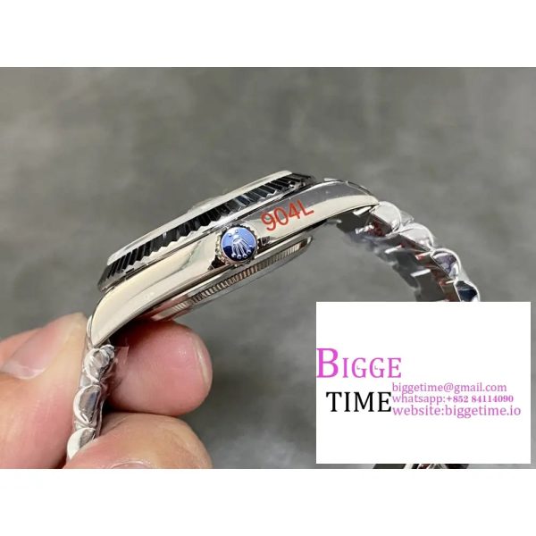DayDate 40MM White Meteorite Dial President Bracelet GSF A2836 Tungsten - Image 5
