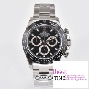Daytona 116500 Clean Factory 1:1 Best Edition 904L SS Case and Bracelet Black Dial SA4130