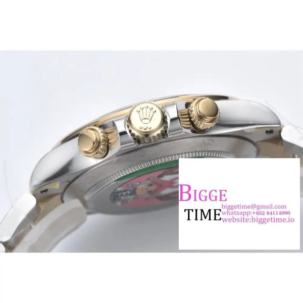 Daytona 116503 SS/YG Clean Factory 1:1 Best Edition Gold Stick Dial on SS/YG Oyster Bracelet A4130 - Image 5