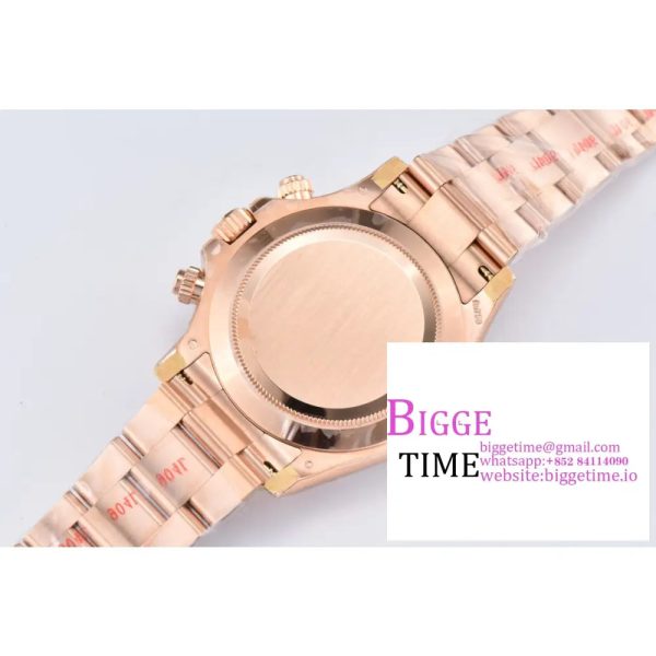 Daytona 116505 1:1 Best Edition Clean Factory White Stick Dial on RG Bracelet A4130 - Image 9