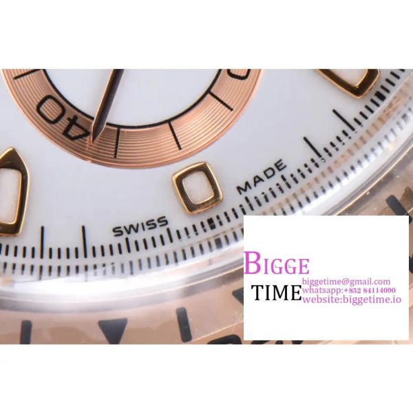 Daytona 116505 1:1 Best Edition Clean Factory White Stick Dial on RG Bracelet A4130 - Image 5