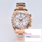 Daytona 116505 1:1 Best Edition Clean Factory White Stick Dial on RG Bracelet A4130