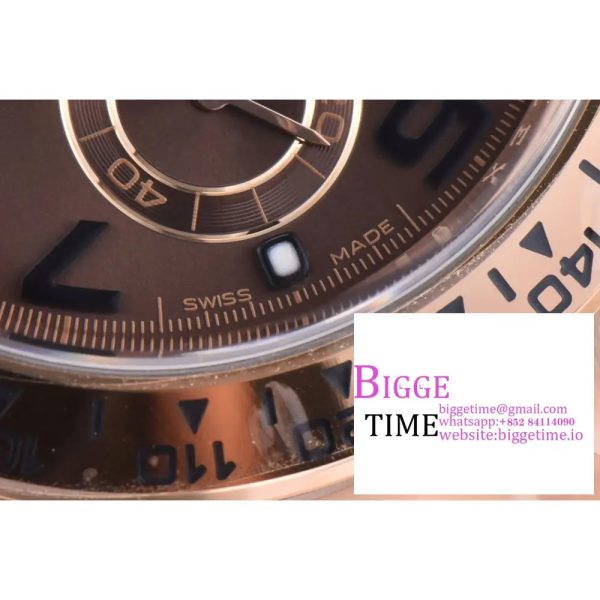 Daytona 116505 RG Clean Factory 1:1 Best Edition Brown Dial Numeral Marker on RG Oyster Bracelet A4130 - Image 5