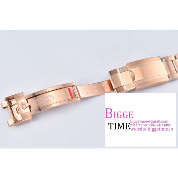 Daytona 116505 RG Clean Factory 1:1 Best Edition Brown Dial Numeral Marker on RG Oyster Bracelet A4130 - Image 9