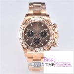 Daytona 116505 RG Clean Factory 1:1 Best Edition Brown Stick Dial on RG Bracelet A4130