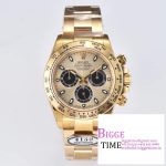 Daytona 116508 Clean Factory Best Edition 904L Steel YG/Black Dial on YG Bracelet SA4130