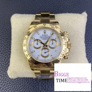 Daytona 116508 YG Clean Factory 1:1 Best Edition White Stick Dial on YG Oyster Bracelet A4130