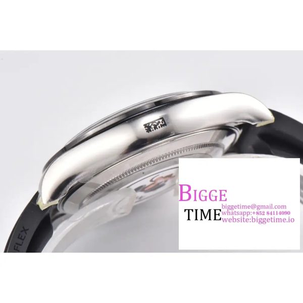 Daytona 116509 Clean 1:1 Best Edition 904L SS Case Gray Dial on Rubber Strap SA4130 V2 - Image 4