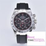 Daytona 116509 Clean 1:1 Best Edition 904L SS Case Gray Dial on Rubber Strap SA4130 V2
