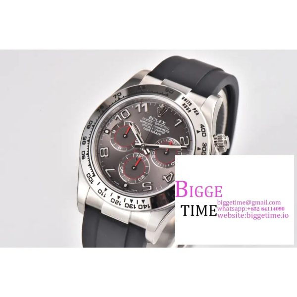 Daytona 116509 Clean 1:1 Best Edition 904L SS Case Gray Dial on Rubber Strap SA4130 V2 - Image 2