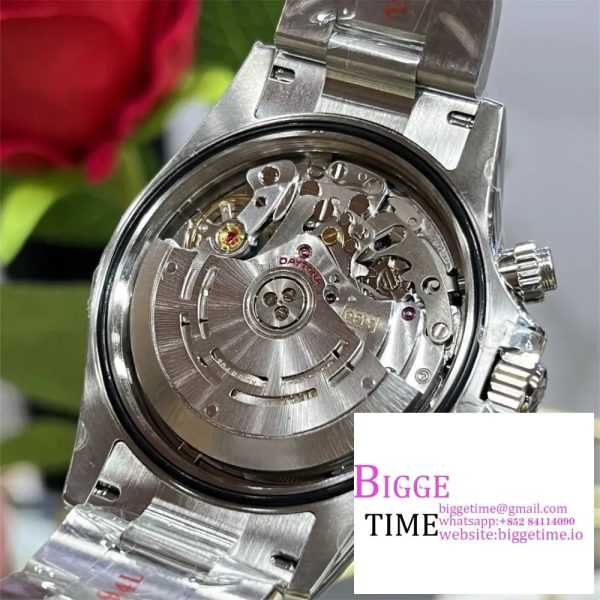 Daytona 116509 SS 904L BTF 1:1 Best Edition Black Diamonds Dial on SS Bracelet SA4130 - Image 7