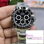 Daytona 116509 SS 904L BTF 1:1 Best Edition Black Diamonds Dial on SS Bracelet SA4130