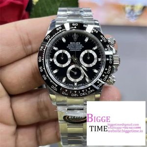 Daytona 116509 SS 904L BTF 1:1 Best Edition Black Diamonds Dial on SS Bracelet SA4130