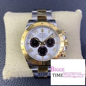 Daytona 116509 YG/SS White Dial Arabic Numerals Marker YG/SS Bracelet Clean Factory CF SA4130