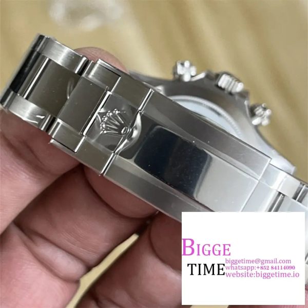 Daytona 126500 BTF 1:1 Best Edition 904L Steel White Dial on SS Bracelet DD4131 - Image 7