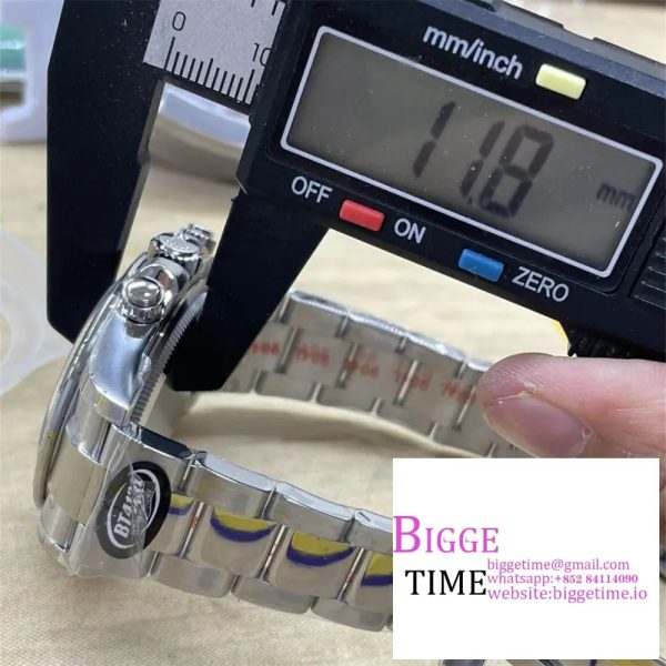 Daytona 126500 BTF 1:1 Best Edition 904L Steel White Dial on SS Bracelet DD4131 - Image 8