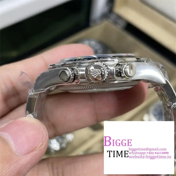 Daytona 126500 BTF 1:1 Best Edition 904L Steel White Dial on SS Bracelet DD4131 - Image 5