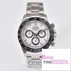Daytona 126500 Panda Clean 1:1 Best Edition 904L SS Case and Bracelet White Dial SH4131