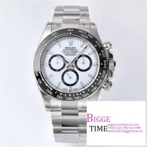 Daytona 126500 Panda Clean 1:1 Best Edition 904L SS Case and Bracelet White Dial SH4131