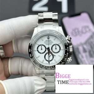 Daytona 126500 Panda Clean 1:1 Best Edition 904L SS Case and Bracelet White Dial SH4131