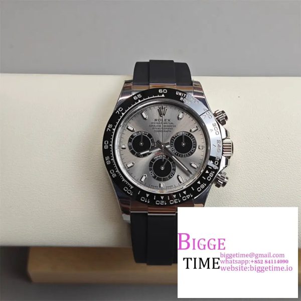 Daytona 126519 Ceramic Bezel Gray Dial Oysterflex Strap BTF DD4131 - Image 2