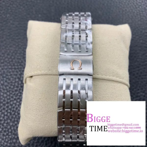 De Ville Hour Vision 41mm SS VSF 1:1 Best Edition Black Dial on SS Bracelet A8500 - Image 8