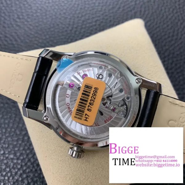 De Ville Hour Vision 41mm White/Silver Dial Black Rubber Strap VSF A8500 - Image 8