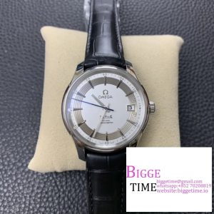 De Ville Hour Vision 41mm White/Silver Dial Black Rubber Strap VSF A8500