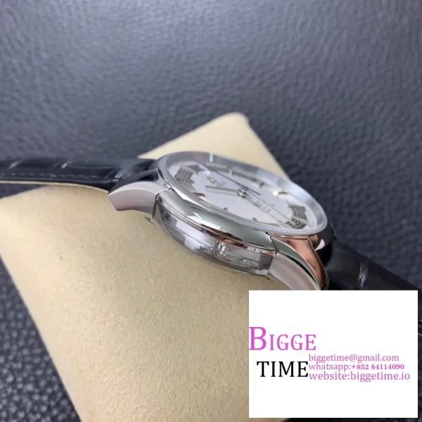 De Ville Hour Vision 41mm White/Silver Dial Black Rubber Strap VSF A8500 - Image 7