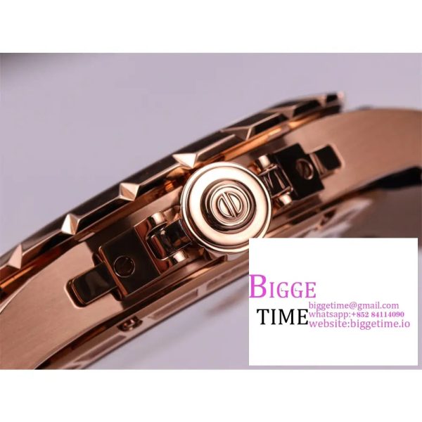 Excalibur Double Tourbillon 45m RG Black Dial Brown Leather Strap JBF Tourb - Image 7