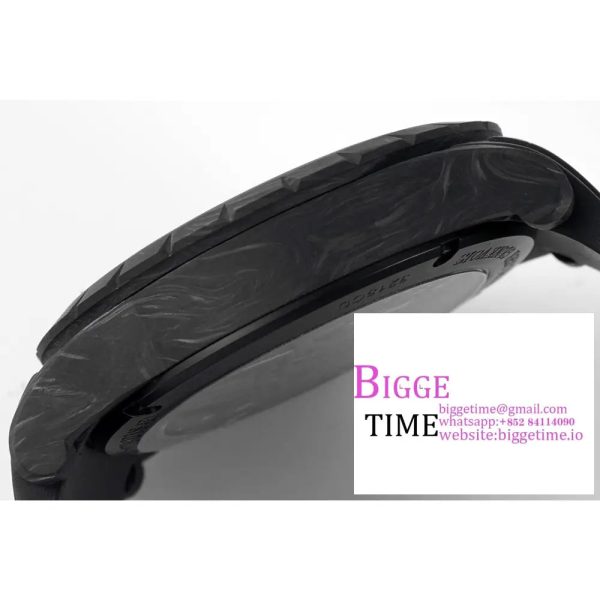 Excalibur Tourbillon 45m Black Openwork Black Rubber Strap JBF Tourb - Image 8